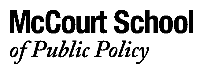 McCourt School of Public Policy logo